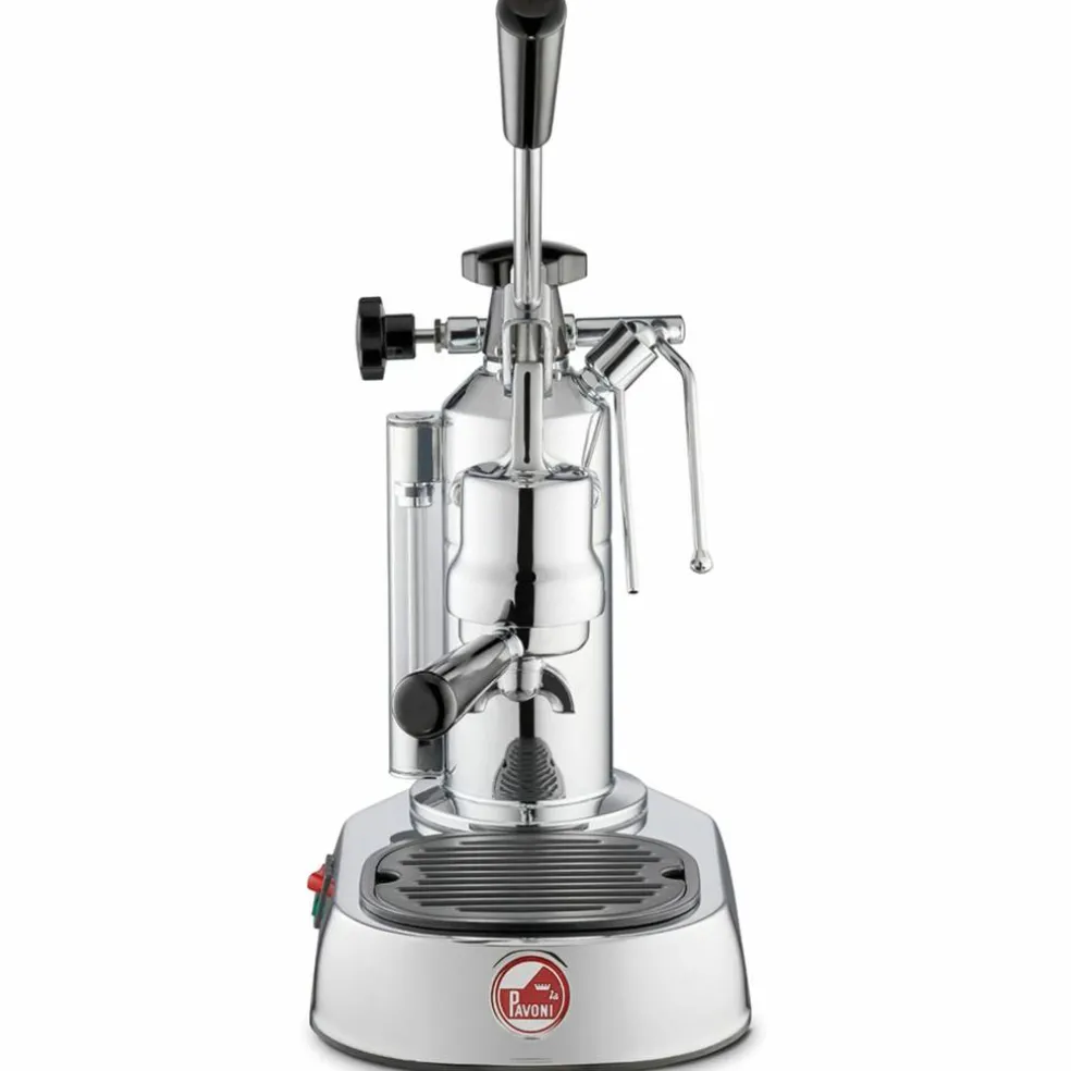 Europiccola Lusso Espressomaskin 0,8 liter Rostfritt stål med svart handtag LPLELQ01EU