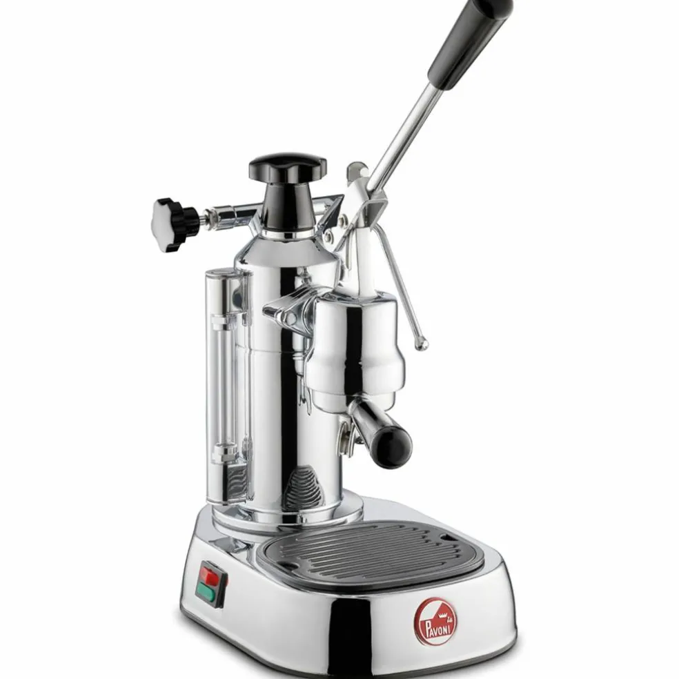 Europiccola Lusso Espressomaskin 0,8 liter Rostfritt stål med svart handtag LPLELQ01EU