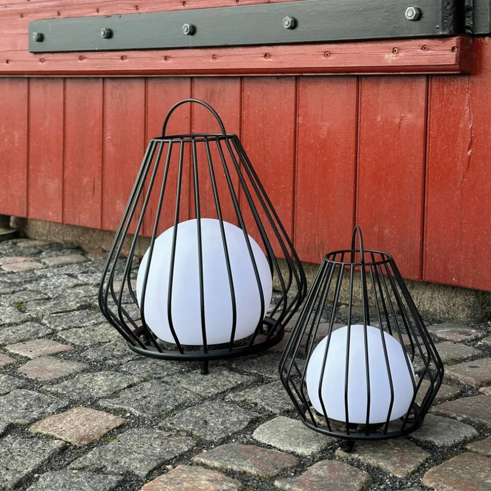 Evesham utomhuslykta i svart, small