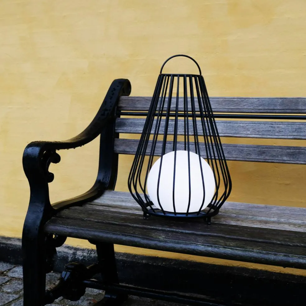 Evesham utomhuslykta i svart, large