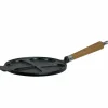 Exclusive Line gjutjärnsplättpanna hjärtan 25 cm, ek