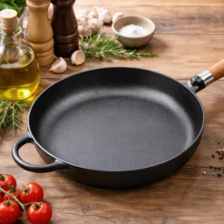 Exclusive Line gjutjärnsstekpanna utsvängd kant 18 cm, ek
