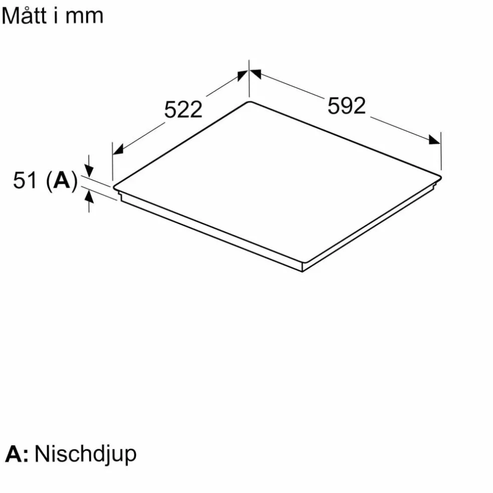 EX651HXC1E iQ700 induktionshäll, svart