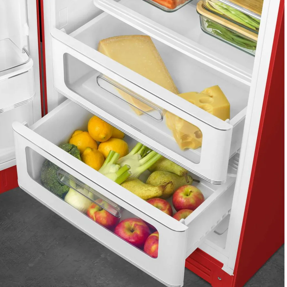 FAB28LPG6 Kylskåp Med Frysfack 153cm Vänsterhängd Pastellgrön