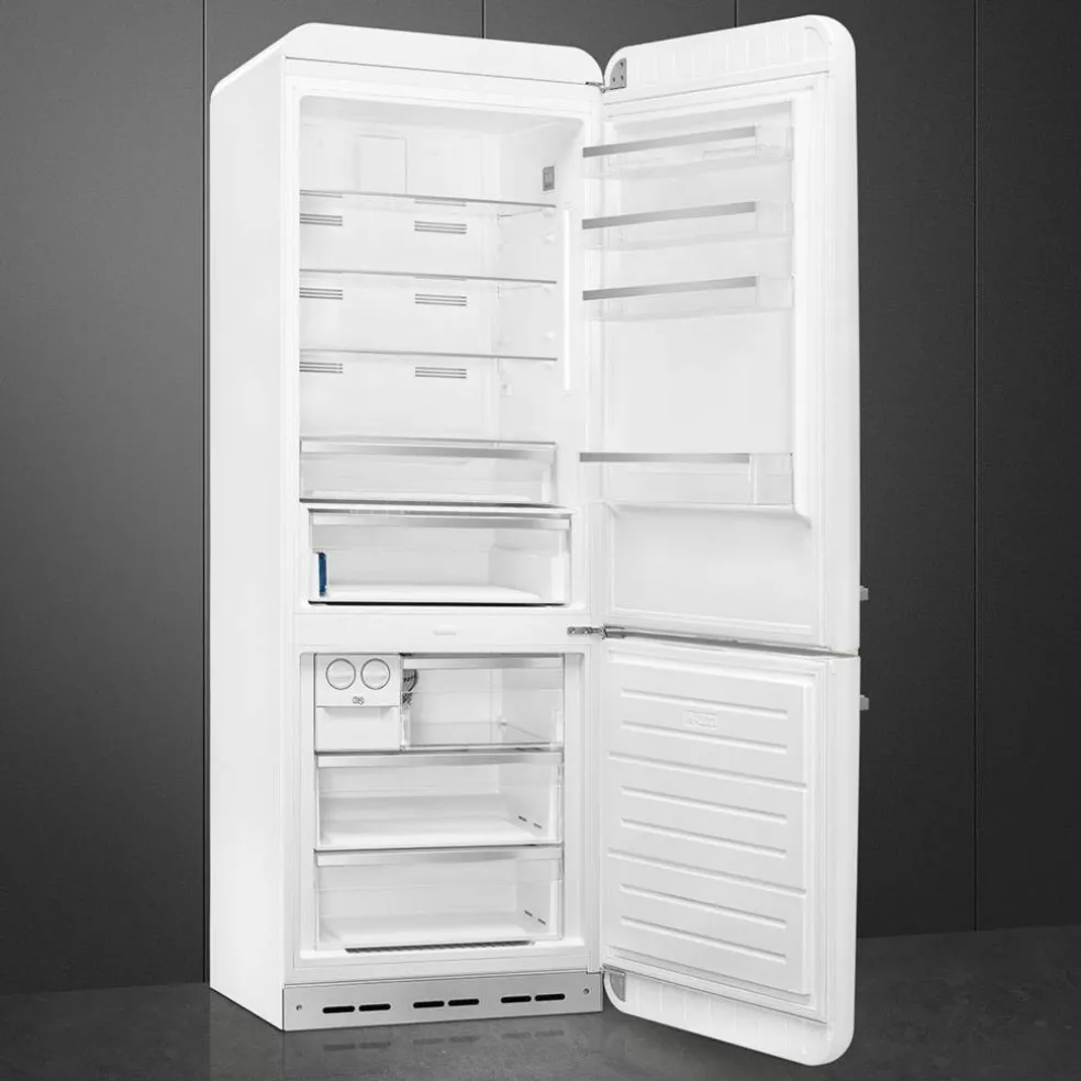 FAB38RCR6 högerhängd kyl/frys 70 cm, creme