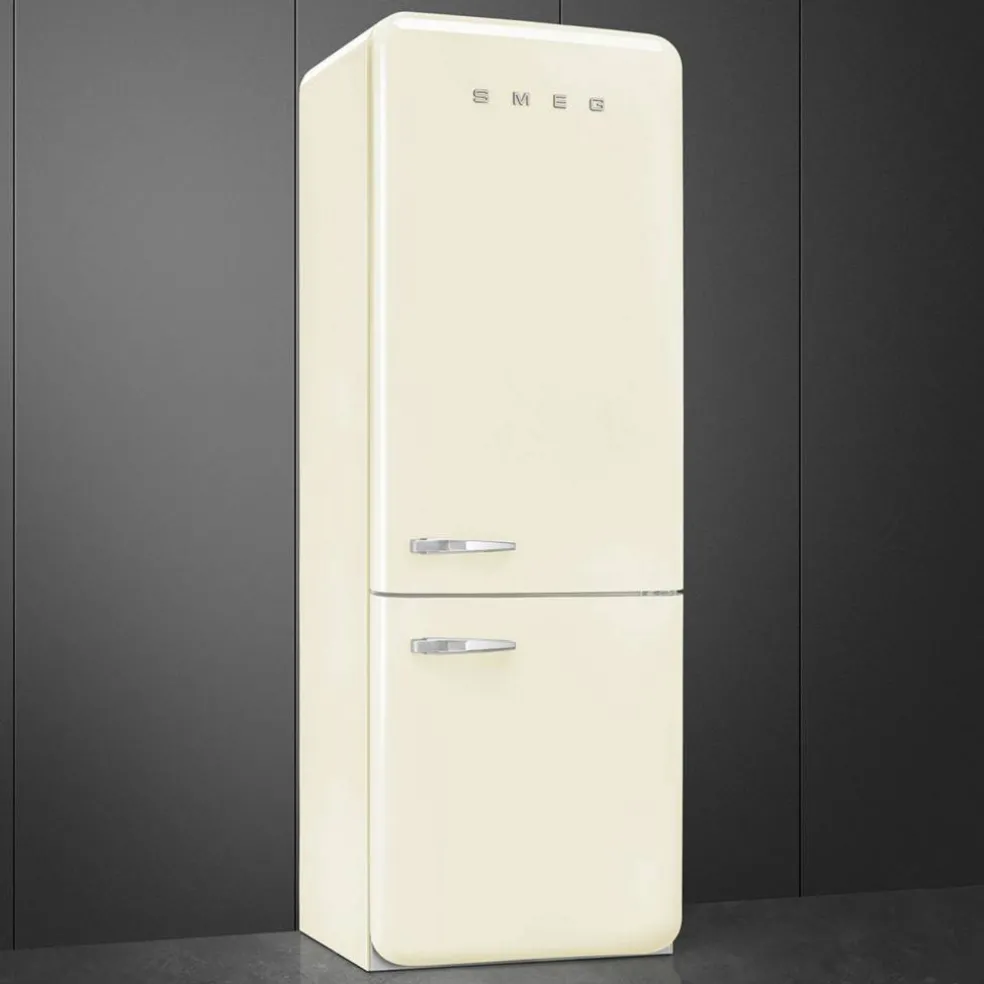 FAB38RCR6 högerhängd kyl/frys 70 cm, creme