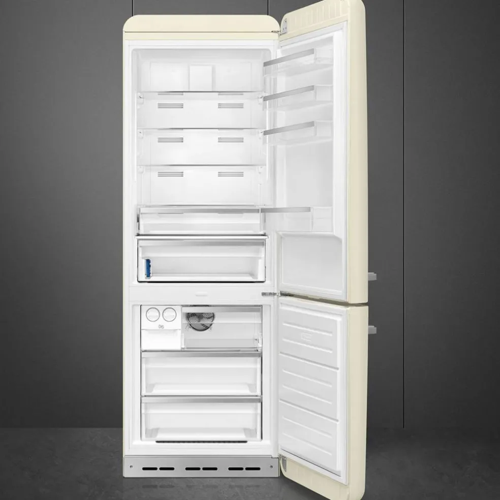 FAB38RCR6 högerhängd kyl/frys 70 cm, creme
