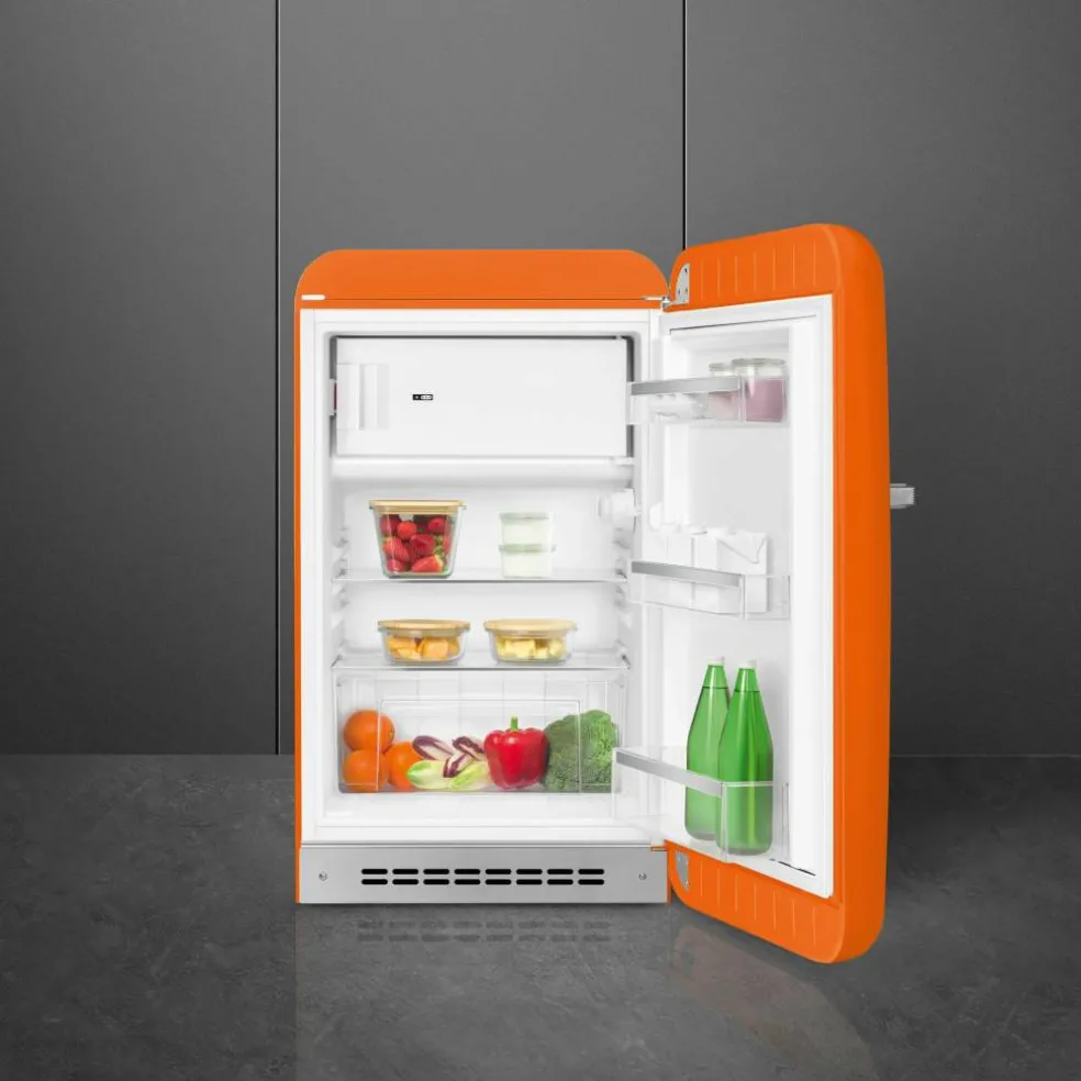 FAB10ROR6 kylskåp med frysfack, vit