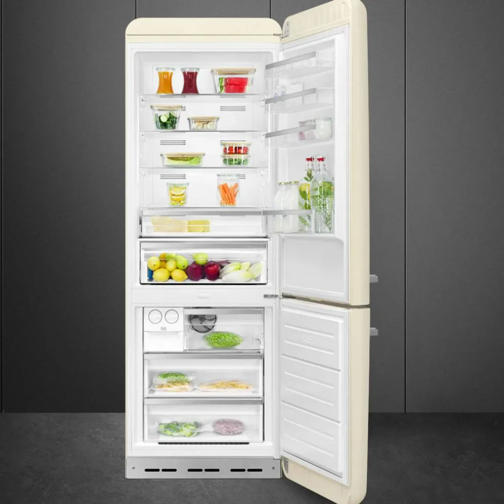 FAB38RPB6 högerhängd kyl/frys 70 cm, pastellblå