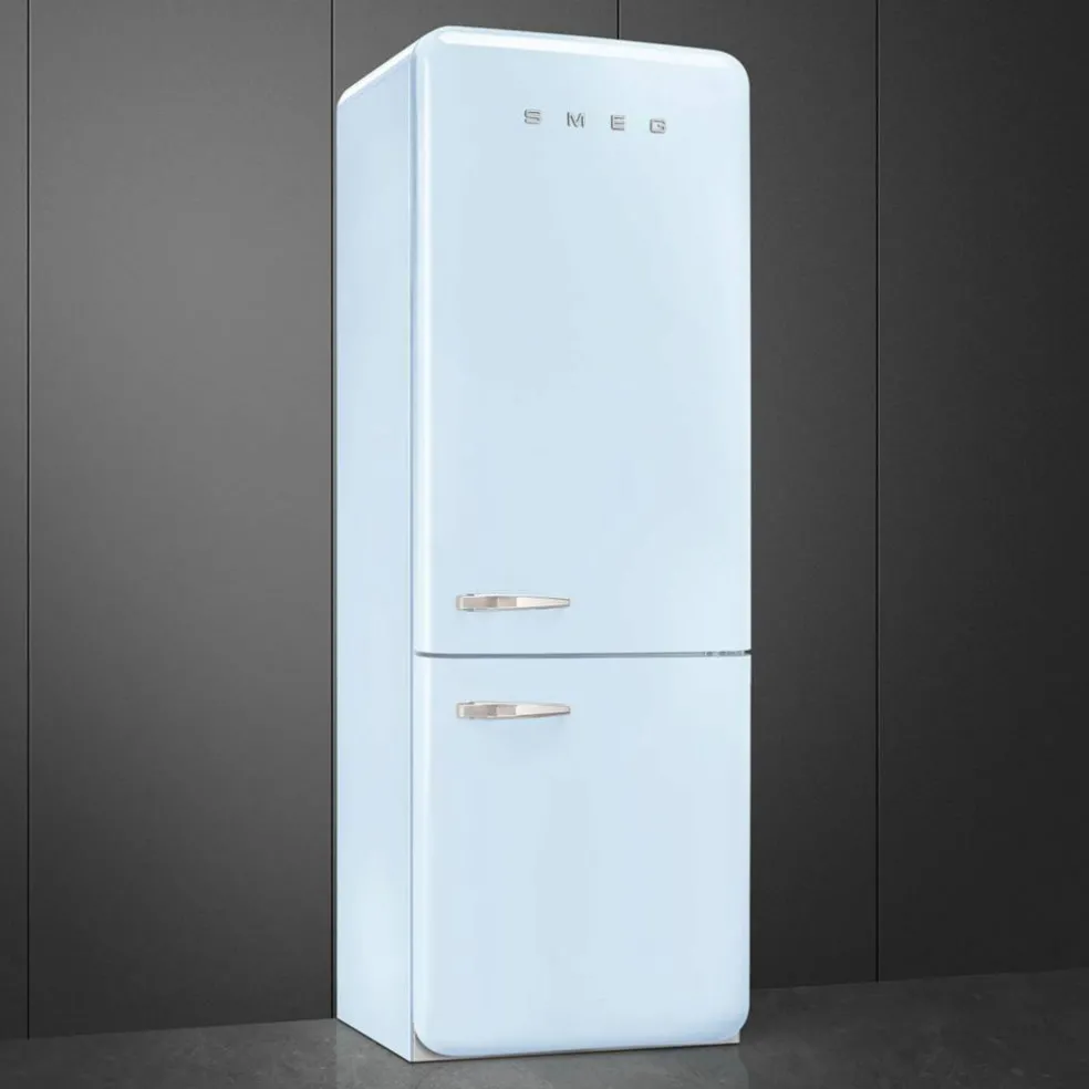 FAB38RPB6 högerhängd kyl/frys 70 cm, pastellblå