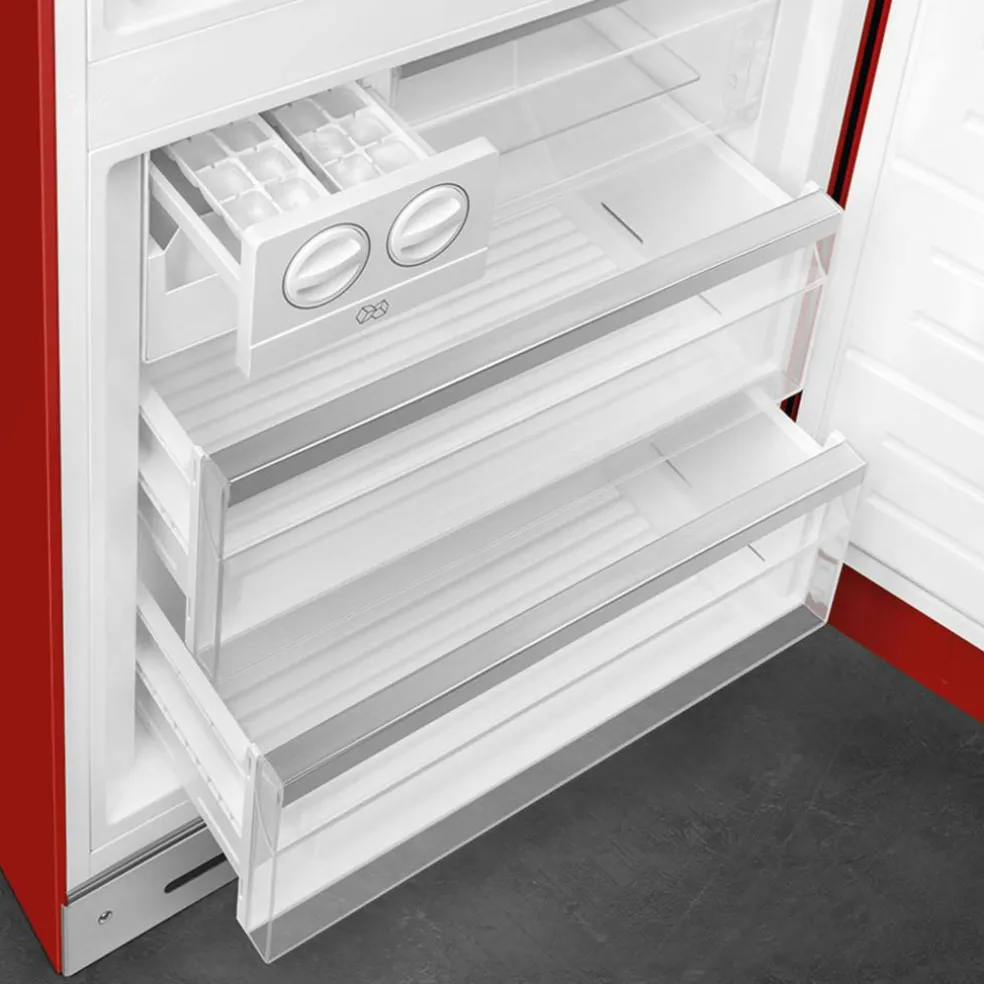 FAB38RRD6 högerhängd kyl/frys 70 cm, röd