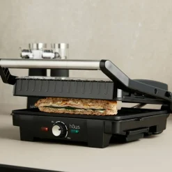 Falster bord-/paninigrill, svart/rostfri