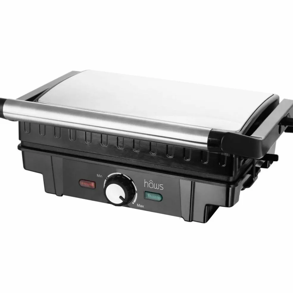Falster bord-/paninigrill, svart/rostfri