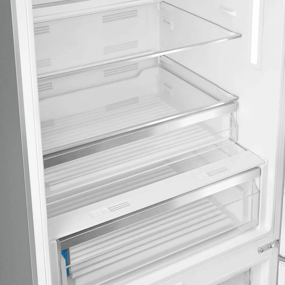 FA3905RX6 högerhängd kyl/frys 70 cm, rostfritt stål