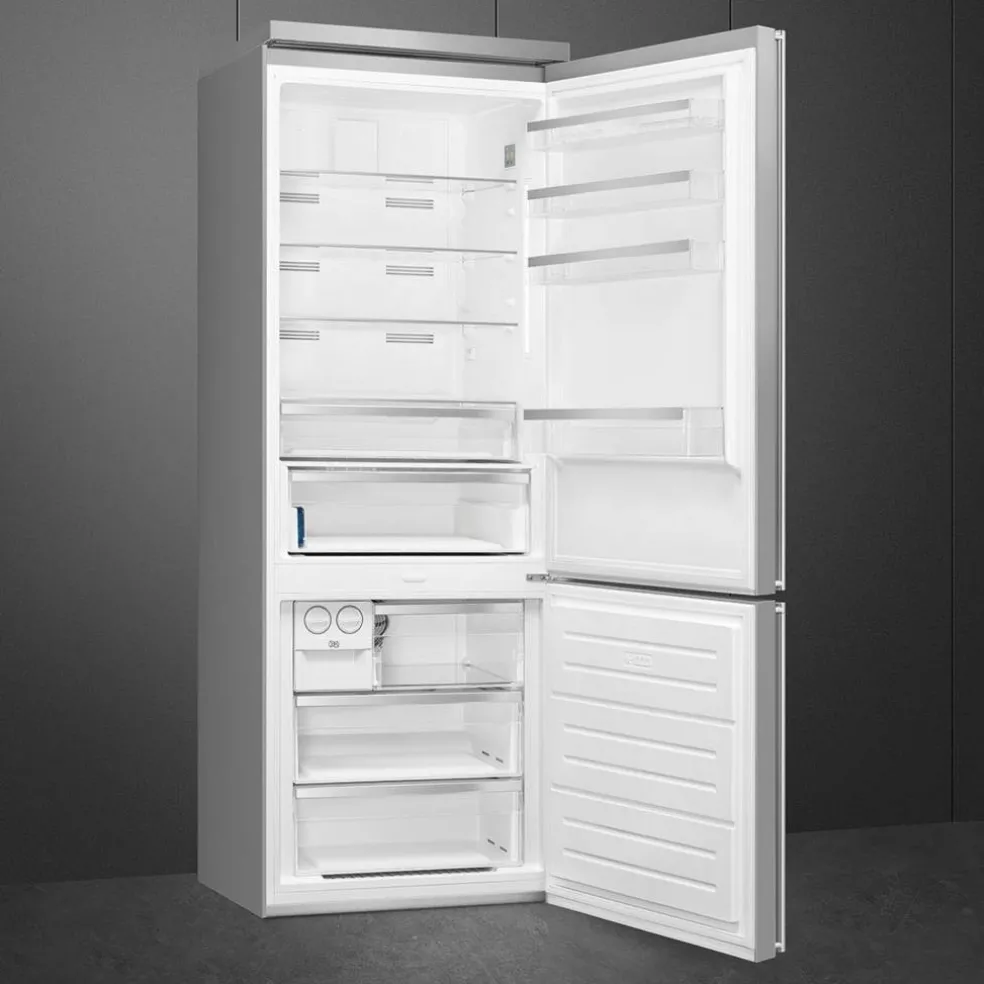 FA3905RX6 högerhängd kyl/frys 70 cm, rostfritt stål