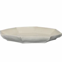 Fat 37 cm, naturvit