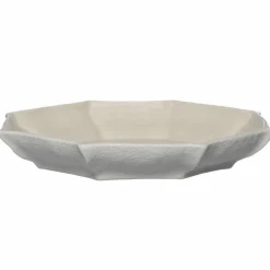 Fat 17 cm, naturvit