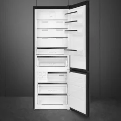 FC48BGND kombiskåp 70 cm, svart glas