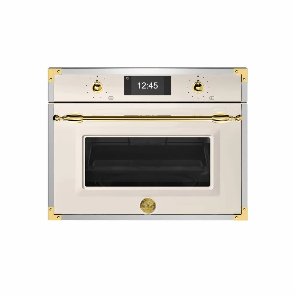 FHER4077MTAG3 Heritage kombiugn med mikrovågsfunktion, elfenbensvit/guld