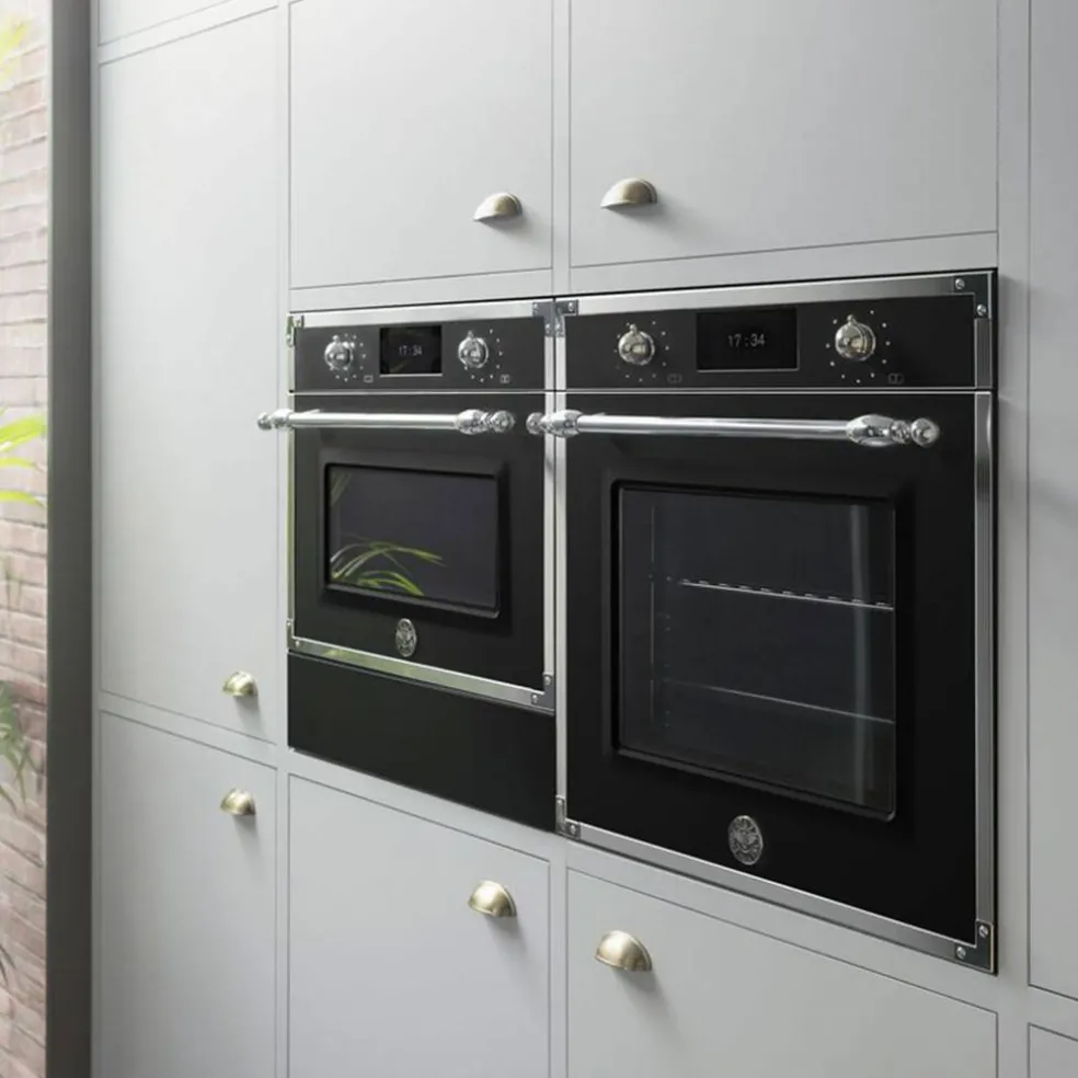 FHER4077MTAG3 Heritage kombiugn med mikrovågsfunktion, elfenbensvit/guld