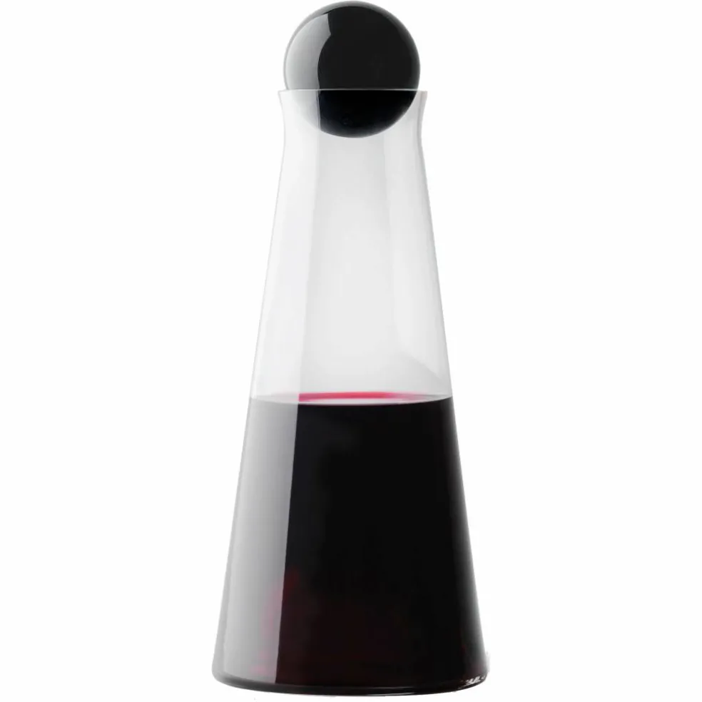 Fia karaff 1 liter, klar/svart