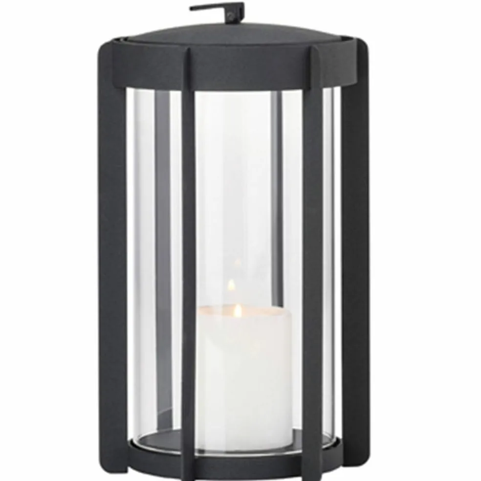 Firefly lantern 25 cm, svart
