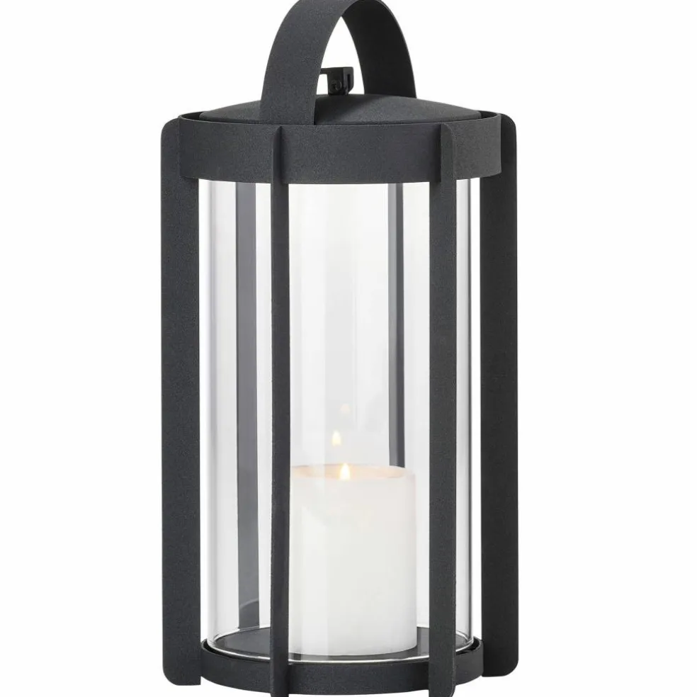 Firefly lantern 25 cm, svart