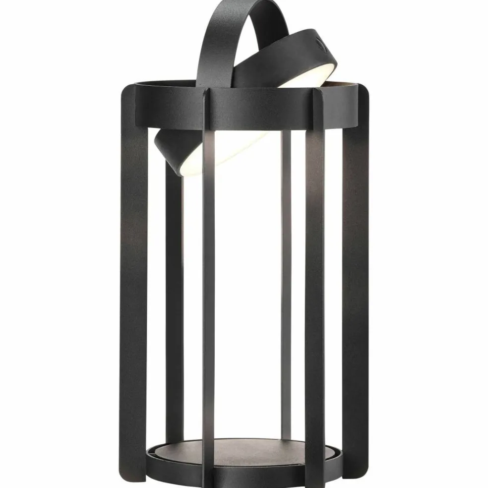 Firefly LED Lantern, svart aluminium