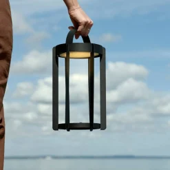 Firefly LED Lantern, svart aluminium