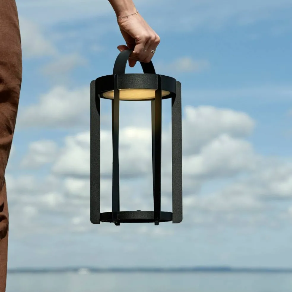 Firefly LED Lantern, svart aluminium