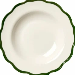 Fleur Skål 23 cm, mörkgrön