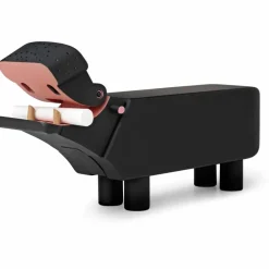 Flodhäst Svart med Tavelfärg