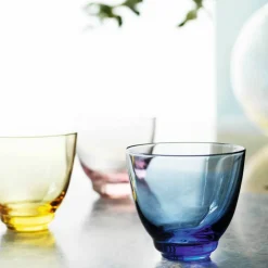 Flow vattenglas 35 cl., bärnsten