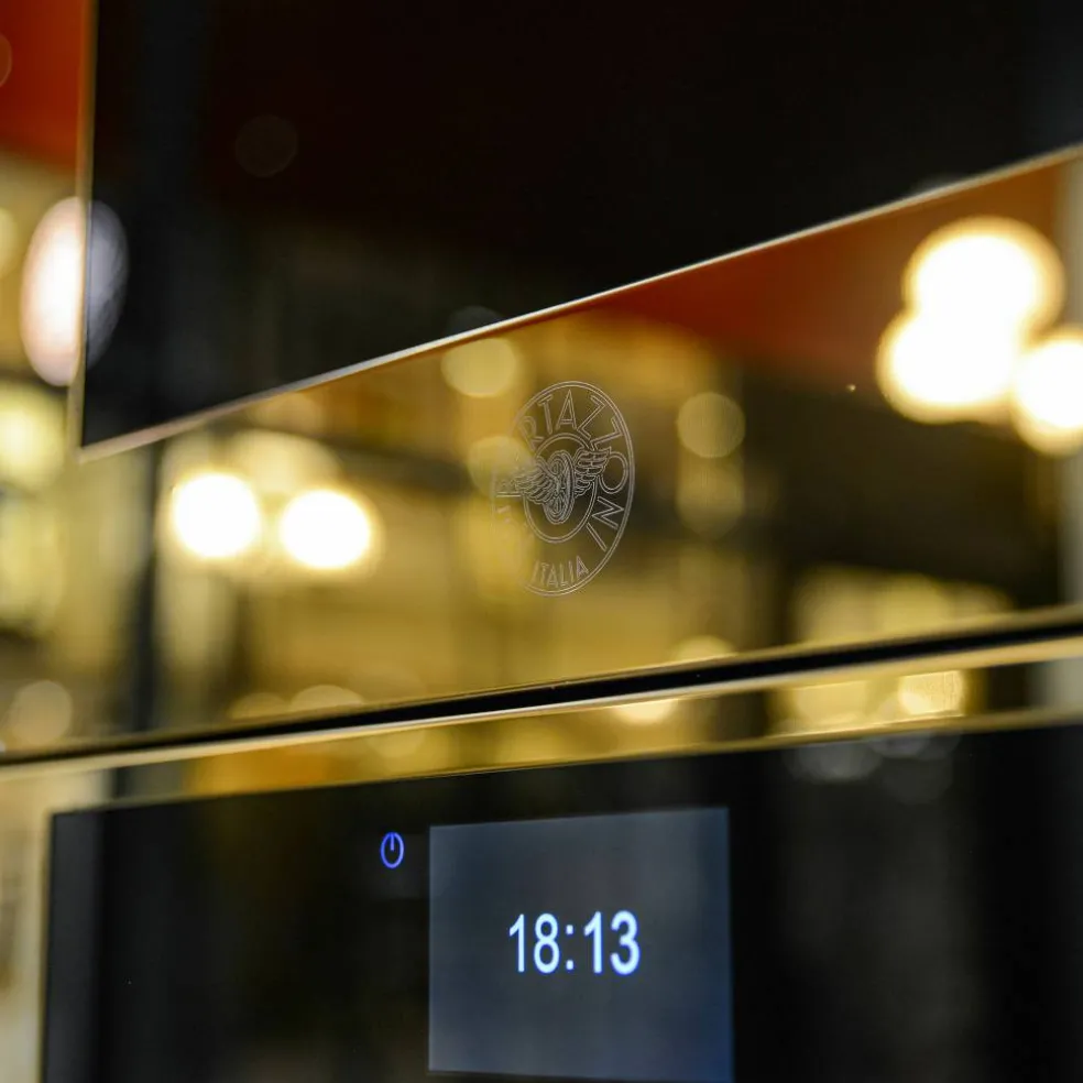 FMOD4077MTG3 Modern kombiugn med mikrovågsfunktion, guld