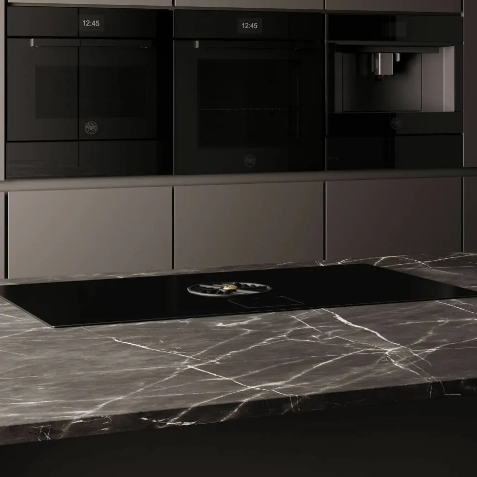 FMOD6117PTS3 Modern inbyggnadsugn med pyrolys 80 liter, obsidian