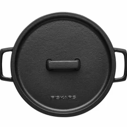 Folken gjutjärnsgryta med lock 6 liter