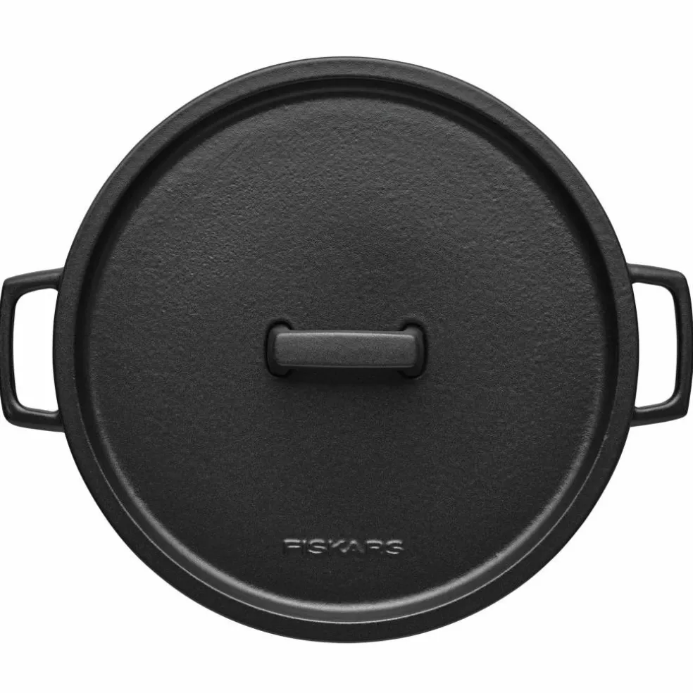 Folken gjutjärnsgryta med lock 6 liter