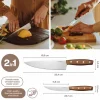 Folken knivset 5 delar, trä