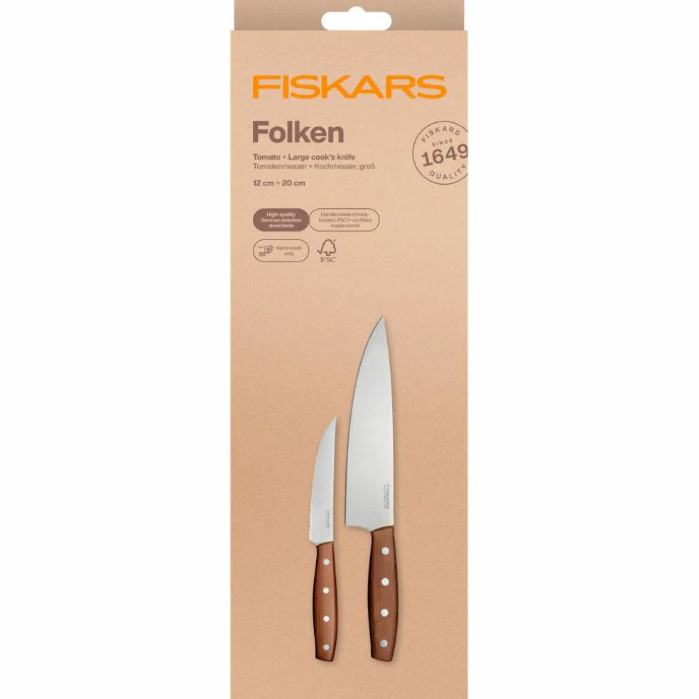 Folken knivset 5 delar, trä