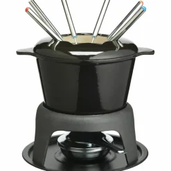 Fonduegryta Emaljerad Gjutjärn Svart