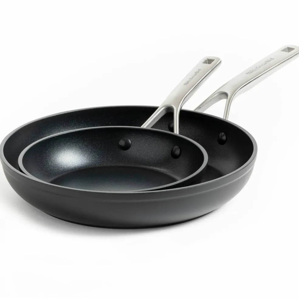 Forged Aluminum stekpannor 20 + 28 cm
