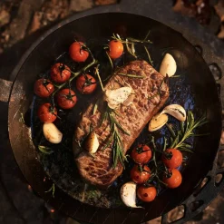 Forge stekpanna/grillpanna 28 cm, kolstål