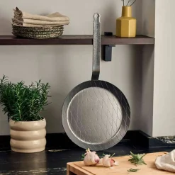 Forge stekpanna/grillpanna 24 cm, kolstål