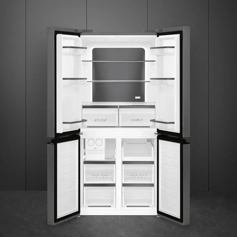 FQI48KD French Door kylskåp, svart