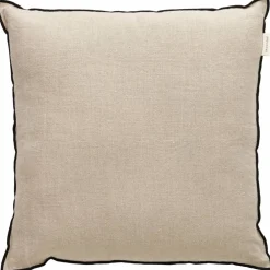 Frame linkudde 50 x 50 cm, beige/svart