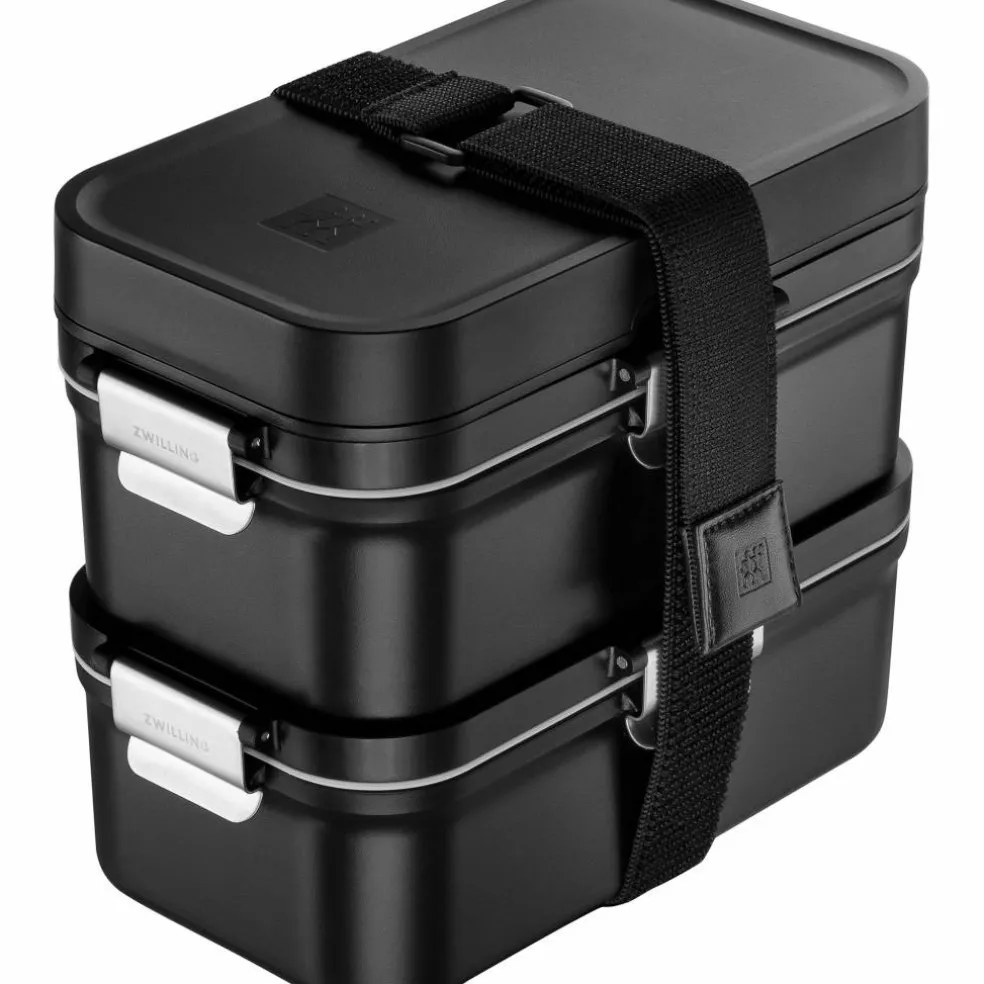 Fresh and Save Fresh & Save Bento lunchbox 2 delar, svart