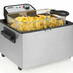 Fritös 5 liter, rostfritt stål