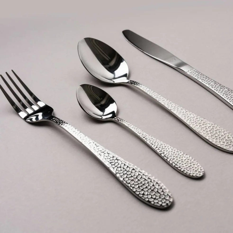 FROST bestickset 16 delar, onyx/svart