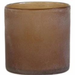 Frost ljuslykta, brown, medium