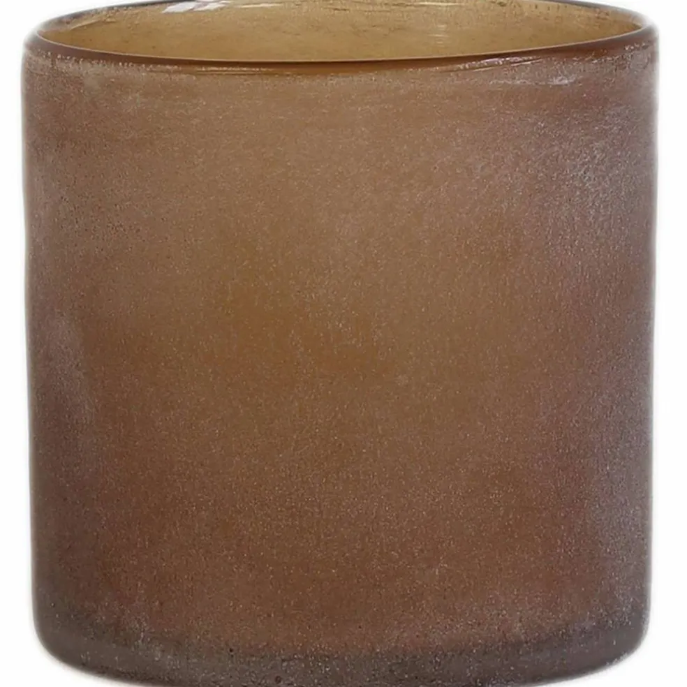 Frost ljuslykta, brown, small